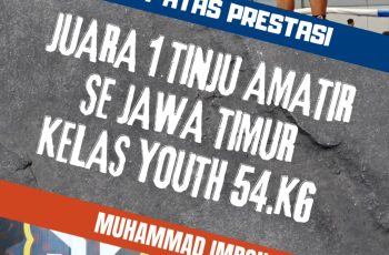 SMAN 1 BANTARAN Raih Juara 1 Tinju Amatir se-Jawa Timur!