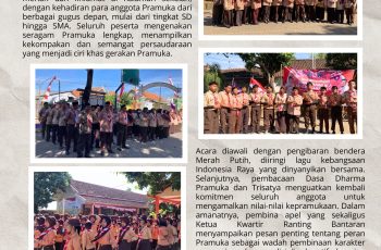 Apel memperingati Hari Pramuka