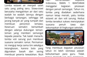 Hari ke 1 lomba pitulasan SMAN 1 BANTARAN