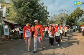 Jalan Santai HUT RI ke 80 kec Bantaran