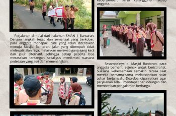 Penempuhan Tapak Merah Anggota  Ambalan Pramuka SMAN 1 bantaran (Prsmansab)
